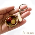 Gulab Jamun Miniature Keychain - Image 3