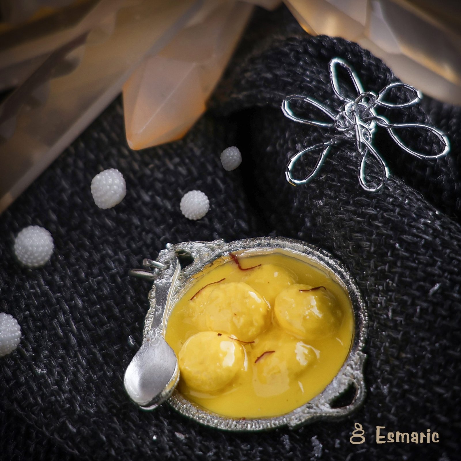 Rasmalai Miniature Fridge Magnet