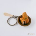Bread Pakora Miniature Keychain - Image 3