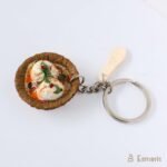 Dahi Vada Miniature Keychain - Image 2