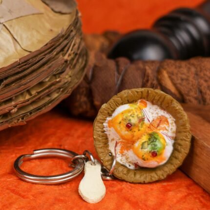 Dahi Vada Miniature Keychain