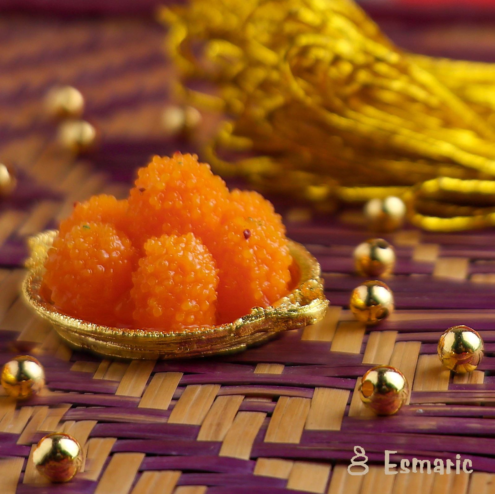 Boondi Laddu Miniature Fridge Magnet