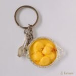 Rasmalai Miniature Keychain - Image 4